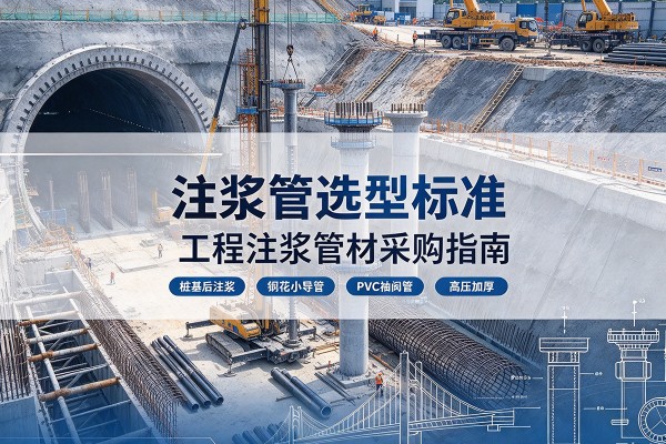 民勤注浆管选型标准