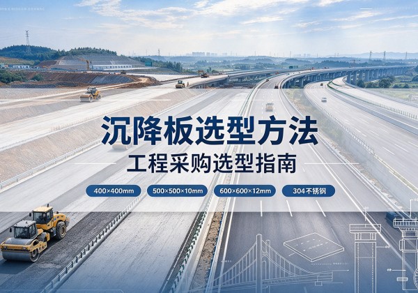 民勤沉降板选择方法